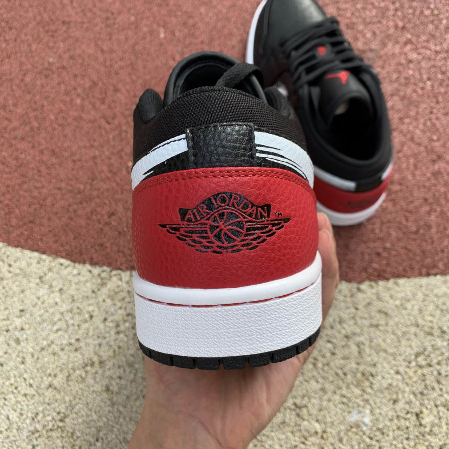 Jordan AJ1 Low Brushstroke DA4659-001 - DopestKickz