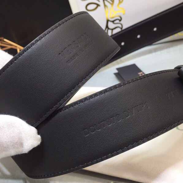 Versace Medusa Head Leather Belt - DopestKickz