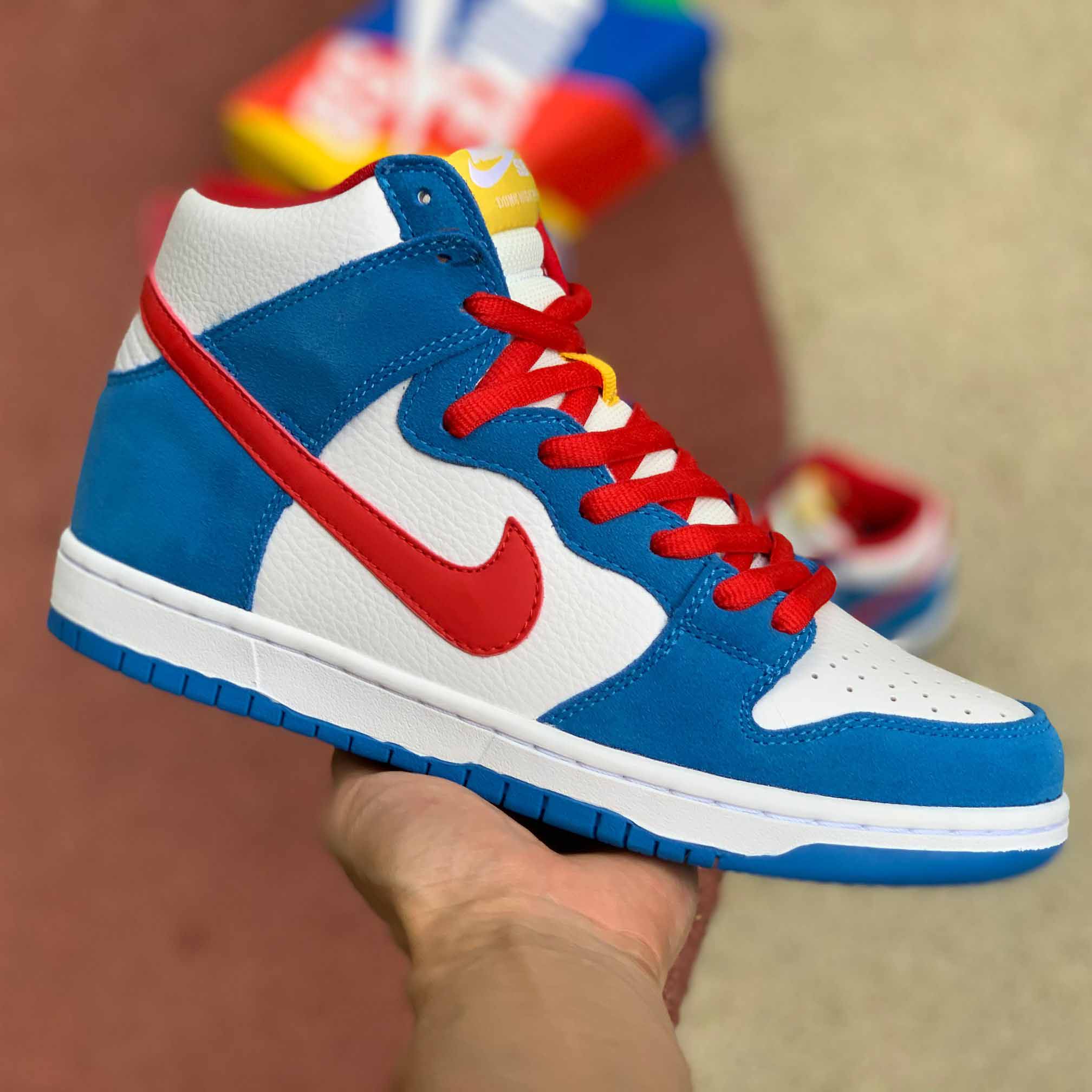 Nike SB Dunk High "Doraemon" - DopestKickz