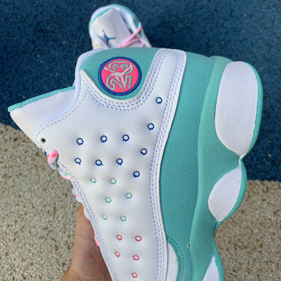 Jordan AJ13 Aurora Green 439358-100 - DopestKickz