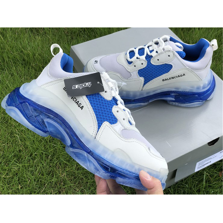 Balenciaga Sneaker Tess.Gomma White Blue - DopestKickz