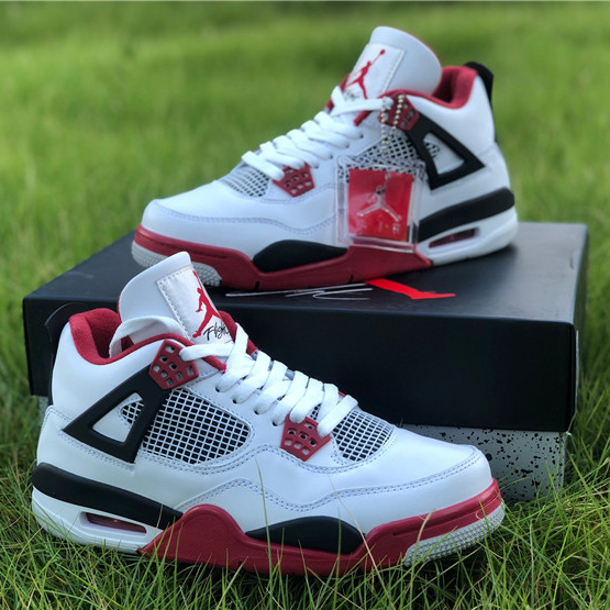 Jordan AJ4 Retro "Fire Red" 308497 110 - DopestKickz