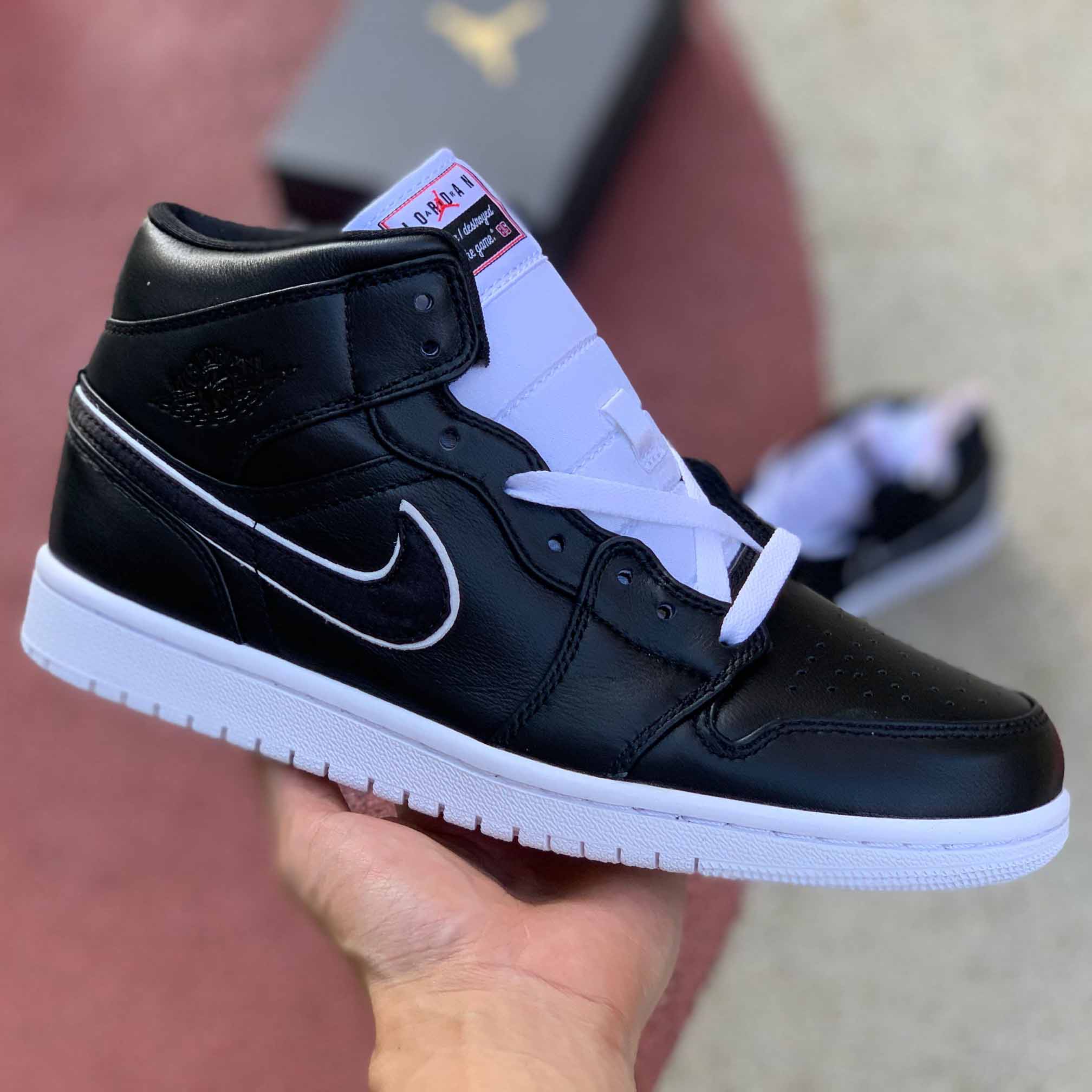 Air Jordan 1 Retro Mid "Maybe I Destroyed The Game" - DopestKickz