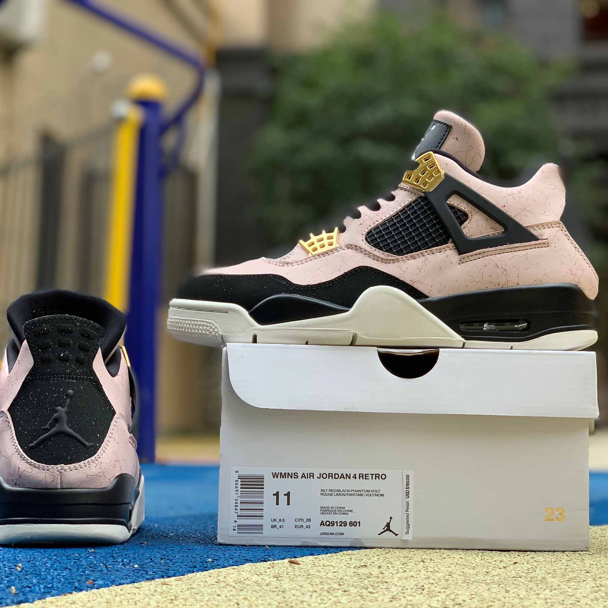 Jordan AJ4 Silt Red AJ4 AQ9129-601 - DopestKickz