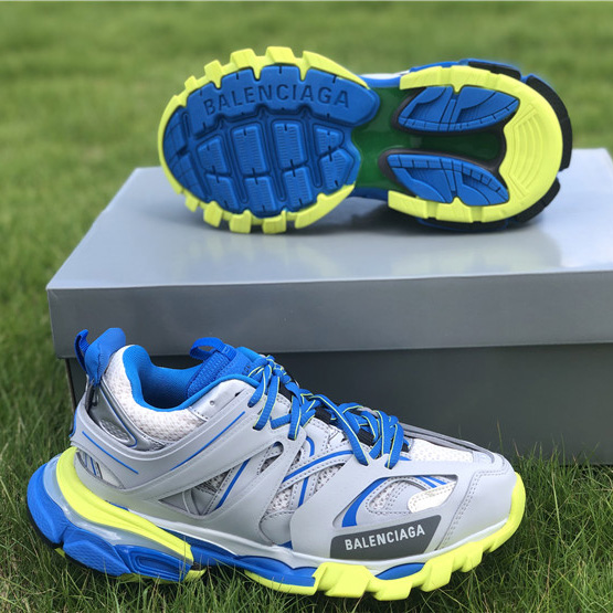 Track Sneakers "Blue/Yellow/Grey"  - DopestKickz