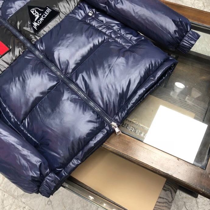 Moncler Logo Patch Padded Jacket - DopestKickz