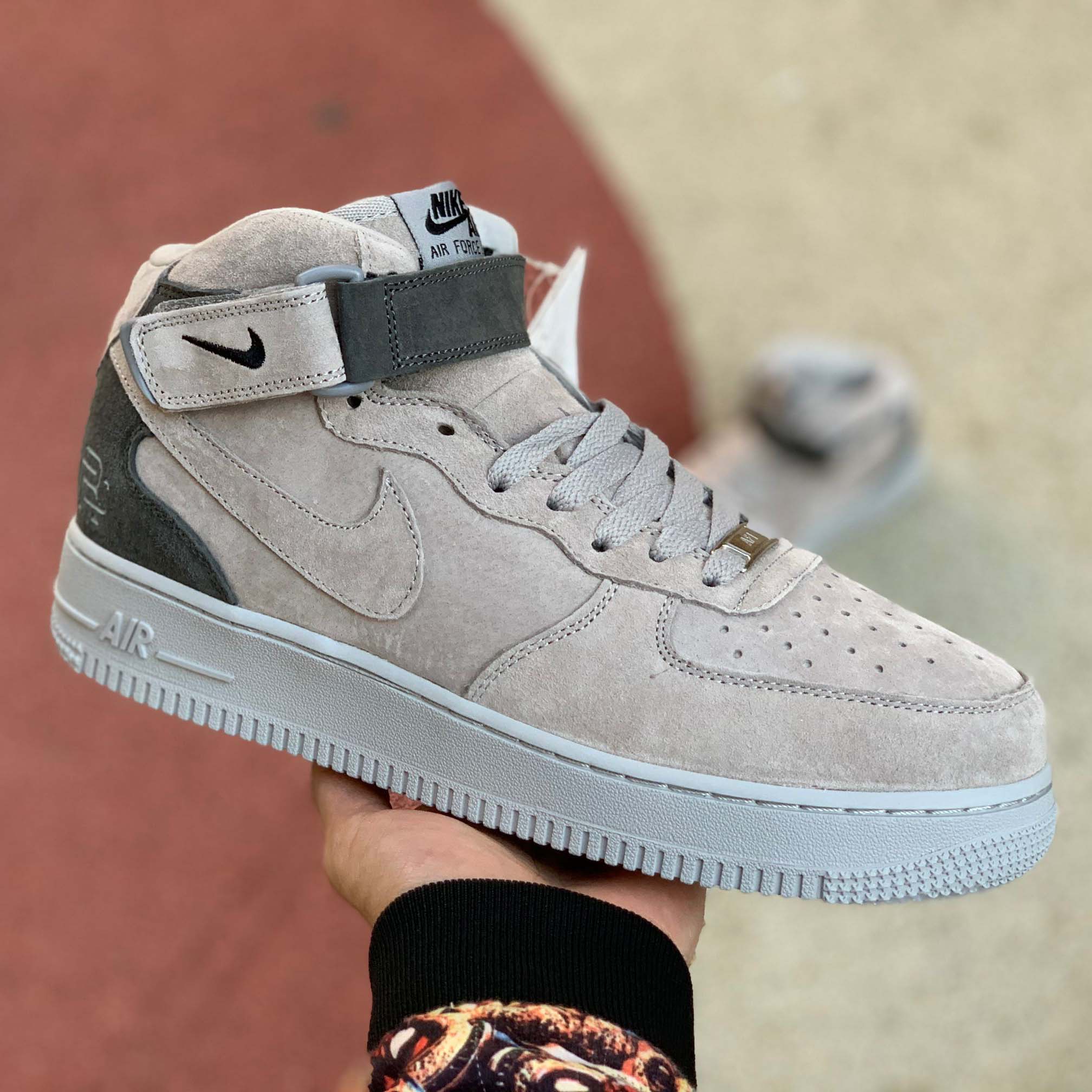 Nike Air Force 1 Mid Classic Dark Grey 807618-200 - DopestKickz