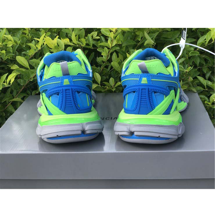 Balenciaga Blue & Green Track.2 Sneakers - DopestKickz