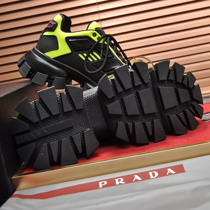 Prada Cloudbust Thunder Knit Sneakers  - DopestKickz