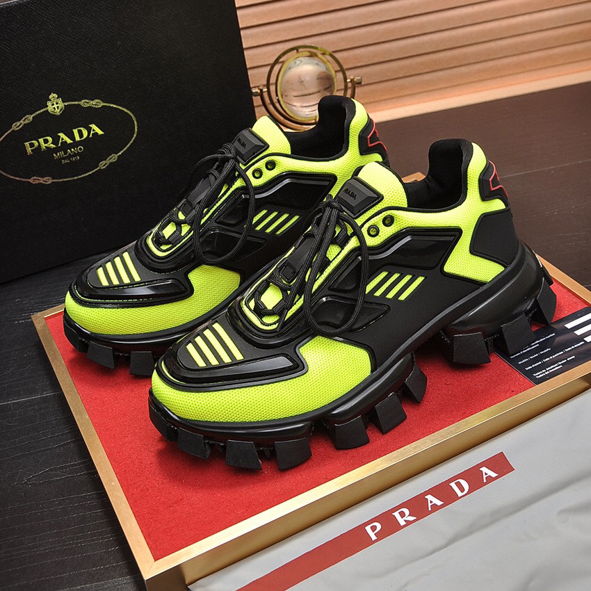 Prada Cloudbust Thunder Knit Sneakers  - DopestKickz