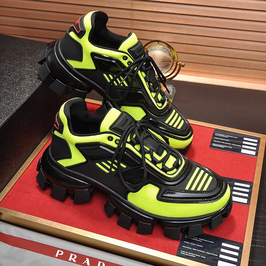 Prada Cloudbust Thunder Knit Sneakers  - DopestKickz