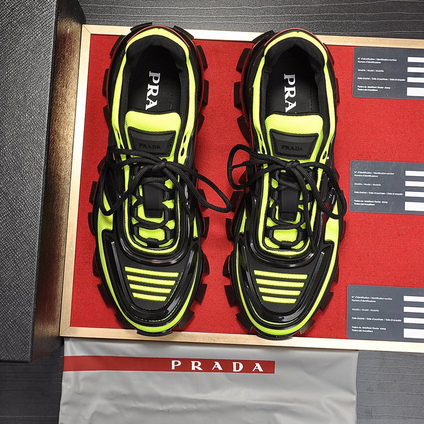 Prada Cloudbust Thunder Knit Sneakers  - DopestKickz