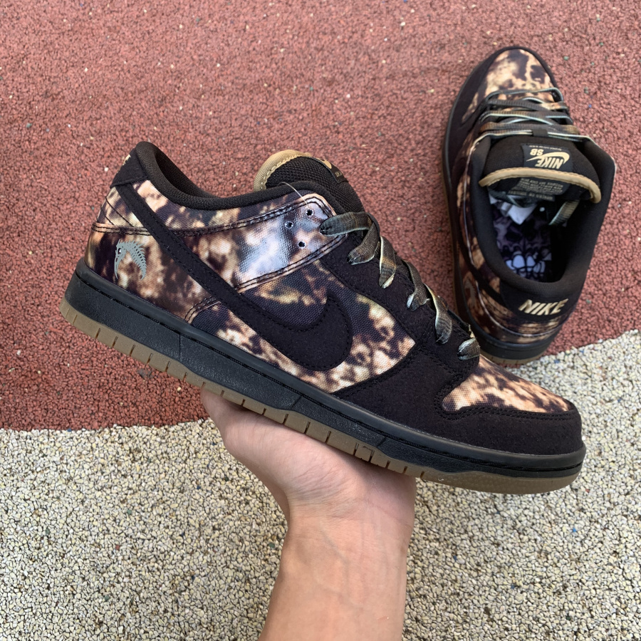 Nike Dunk SB Low Pushead Premium Pushead 2 Black/Black-Filbert 2020 Newest 536356-002 - DopestKickz