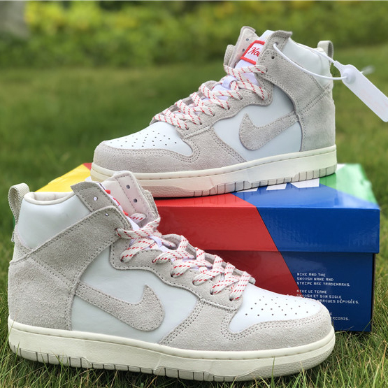Nike SB Dunk High "Strawberry Cough" Cream White CW3092-100 - DopestKickz
