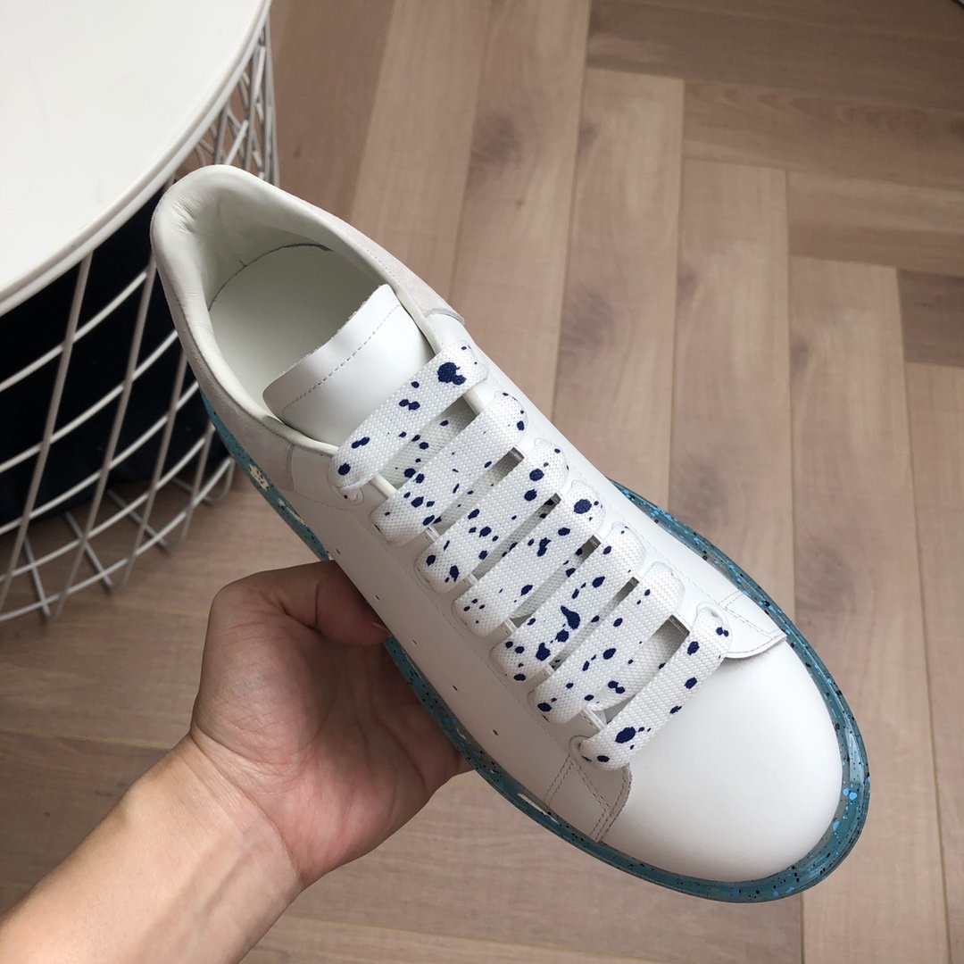 Alexander Mqueen Air Platform Leather Sneakers - DopestKickz