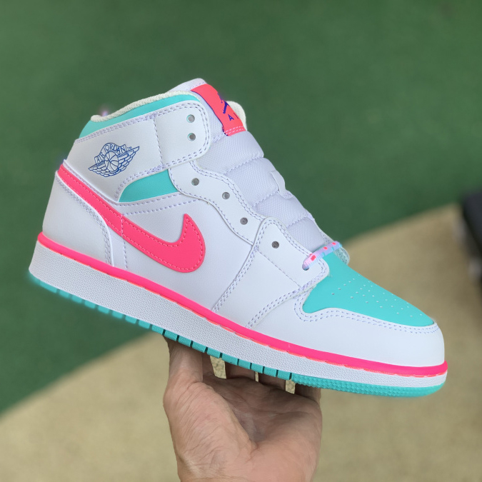 Jordan  Air 1 Mid Digital Pink 555112-102 - DopestKickz