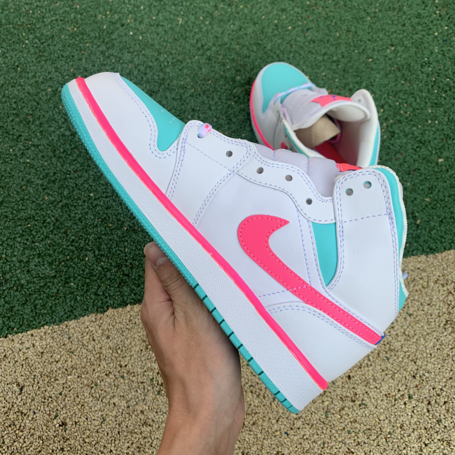 Jordan  Air 1 Mid Digital Pink 555112-102 - DopestKickz