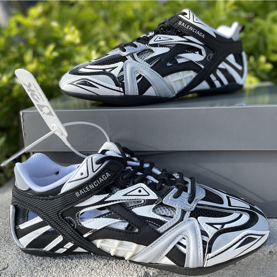 Balenciaga Drive Panelled Sneakers - DopestKickz