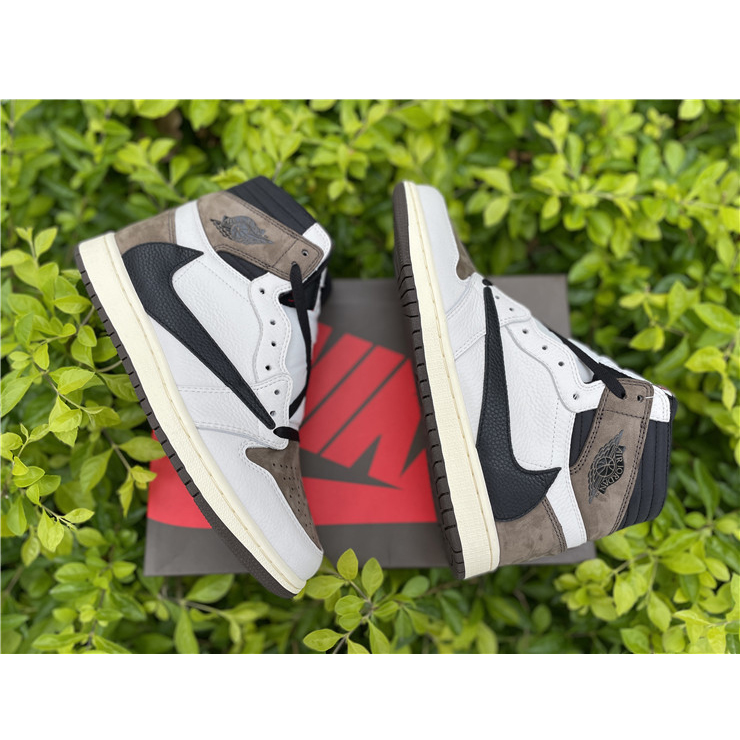 Jordan Travis Scott Air 1 Mocha CD4487-100 - DopestKickz