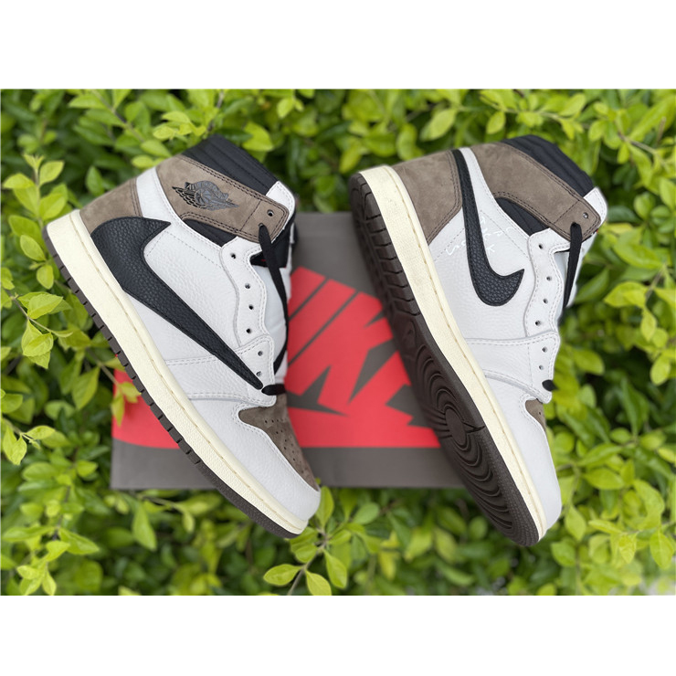 Jordan Travis Scott Air 1 Mocha CD4487-100 - DopestKickz