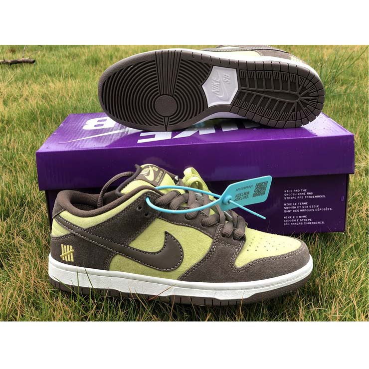 Nike  SB Dunk Low Pro Dark Brown Light Yellow Shoes - DopestKickz