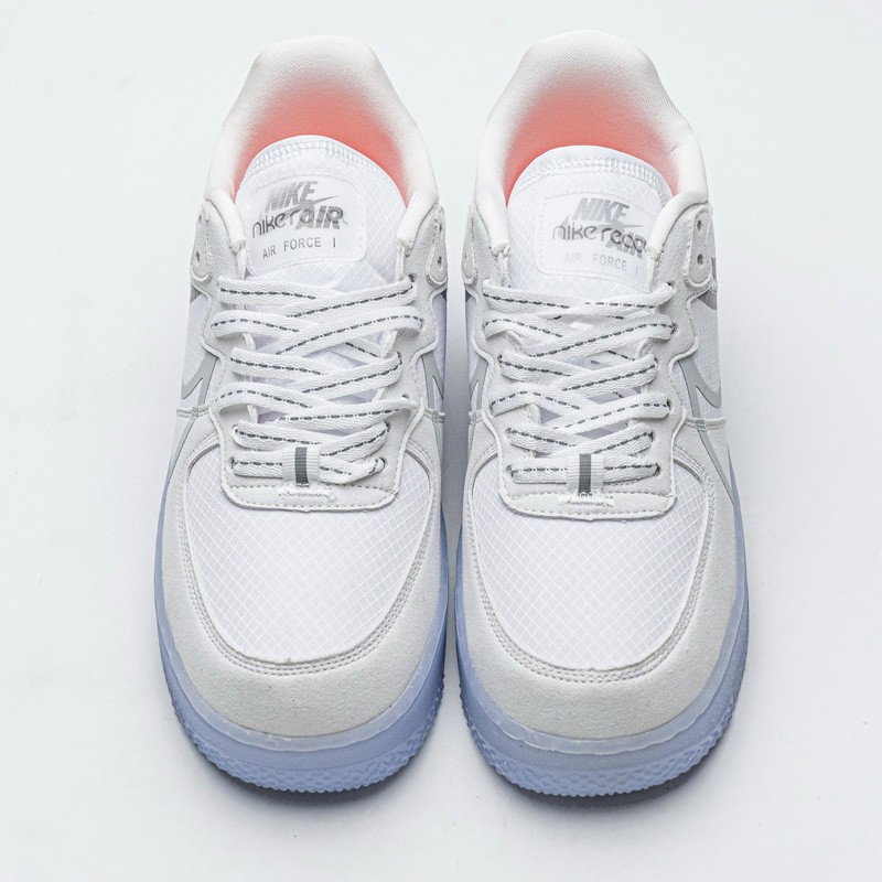 Nike Air Force 1 React White Ice CQ8879-100  - DopestKickz