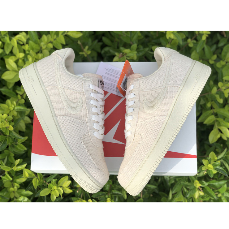Stussy X Nike Air Force 1 Low Beige - DopestKickz