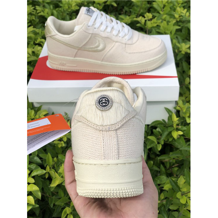 Stussy X Nike Air Force 1 Low Beige - DopestKickz