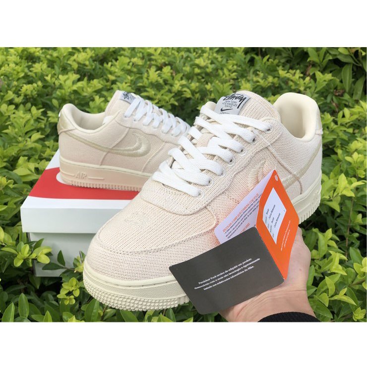 Stussy X Nike Air Force 1 Low Beige - DopestKickz