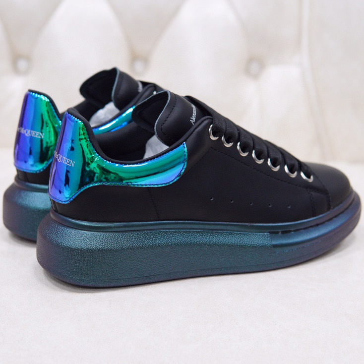 Alexander Mqueen Air Platform Leather Sneakers - DopestKickz