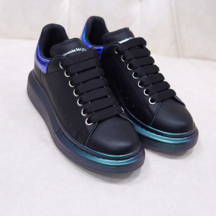 Alexander Mqueen Air Platform Leather Sneakers - DopestKickz