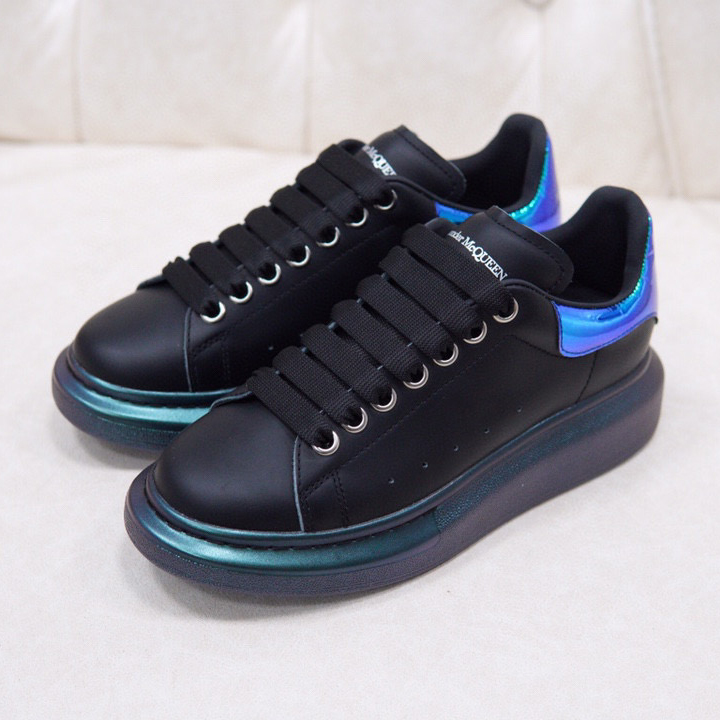Alexander Mqueen Air Platform Leather Sneakers - DopestKickz