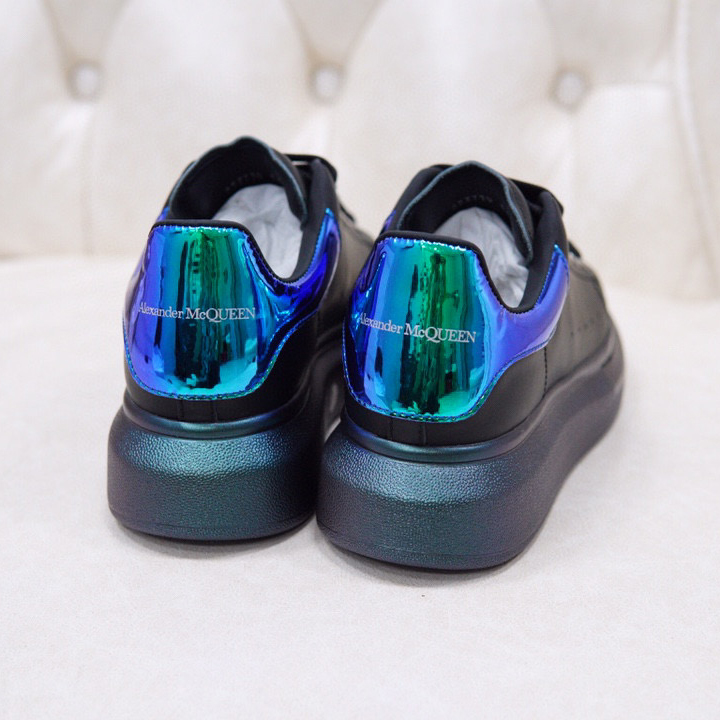 Alexander Mqueen Air Platform Leather Sneakers - DopestKickz
