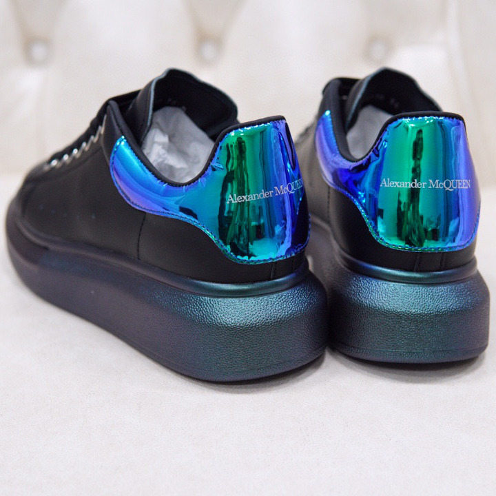 Alexander Mqueen Air Platform Leather Sneakers - DopestKickz