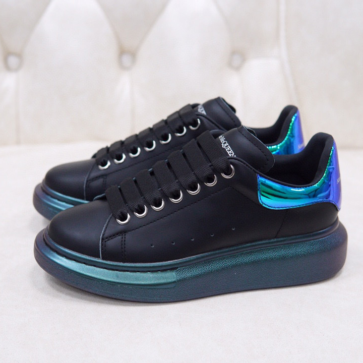 Alexander Mqueen Air Platform Leather Sneakers - DopestKickz