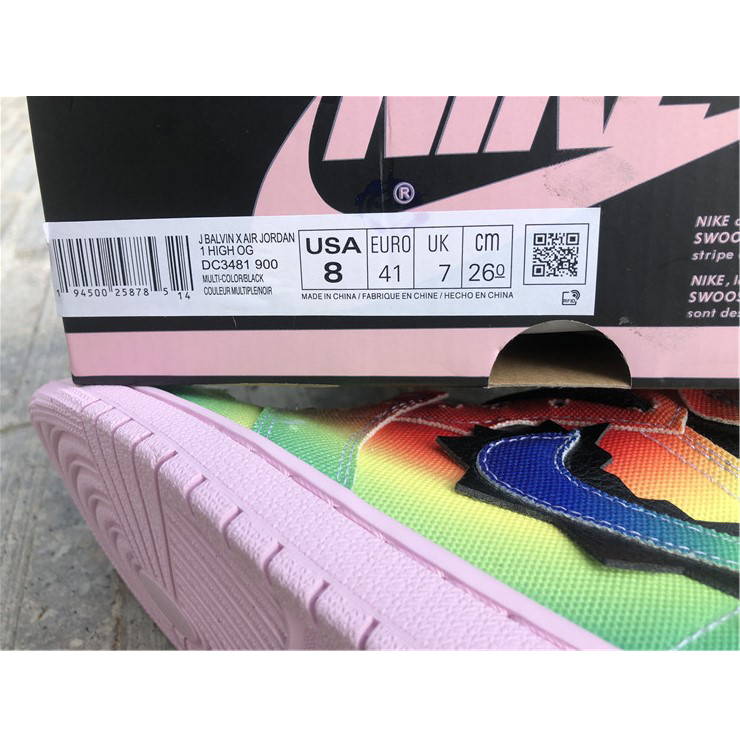Jordan J Balvin Air 1 High OG Sneaker - DopestKickz