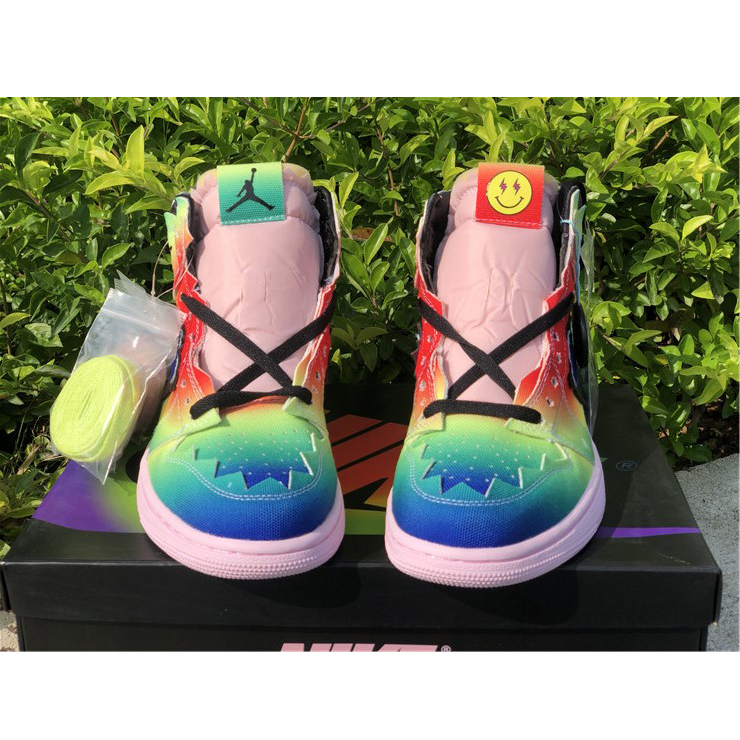 Jordan J Balvin Air 1 High OG Sneaker - DopestKickz