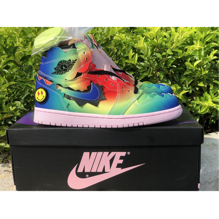 Jordan J Balvin Air 1 High OG Sneaker - DopestKickz