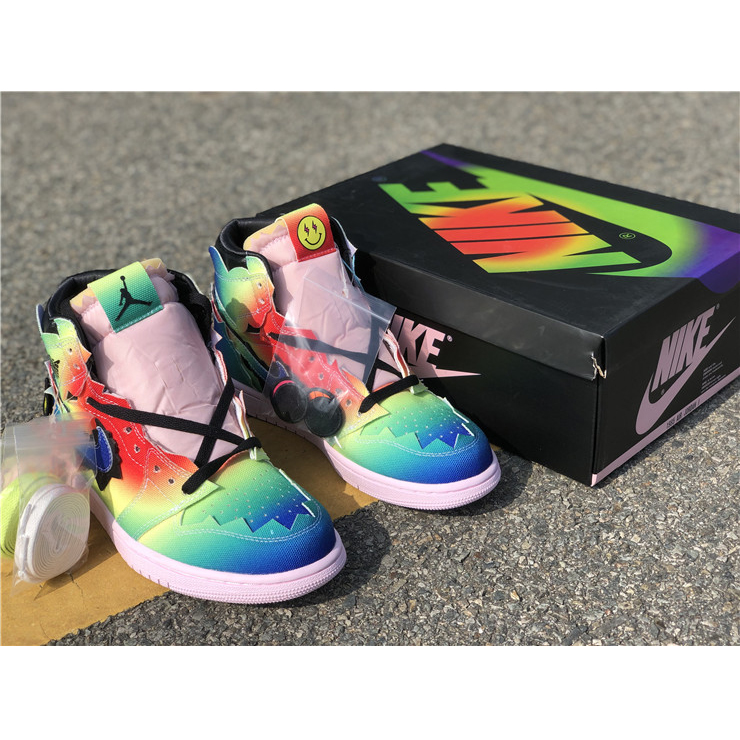 Jordan J Balvin Air 1 High OG Sneaker - DopestKickz