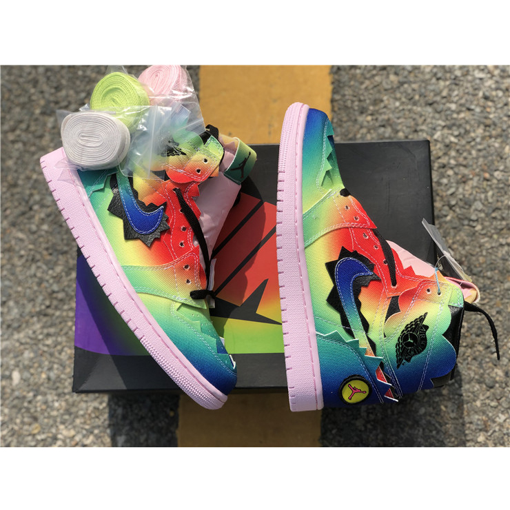Jordan J Balvin Air 1 High OG Sneaker - DopestKickz