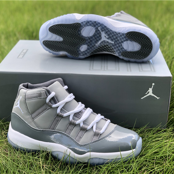 Jordan Air 11 Retro “Cool Grey” Sneakers  378037-001 - DopestKickz