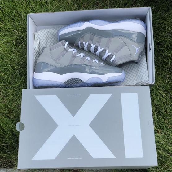 Jordan Air 11 Retro “Cool Grey” Sneakers  378037-001 - DopestKickz