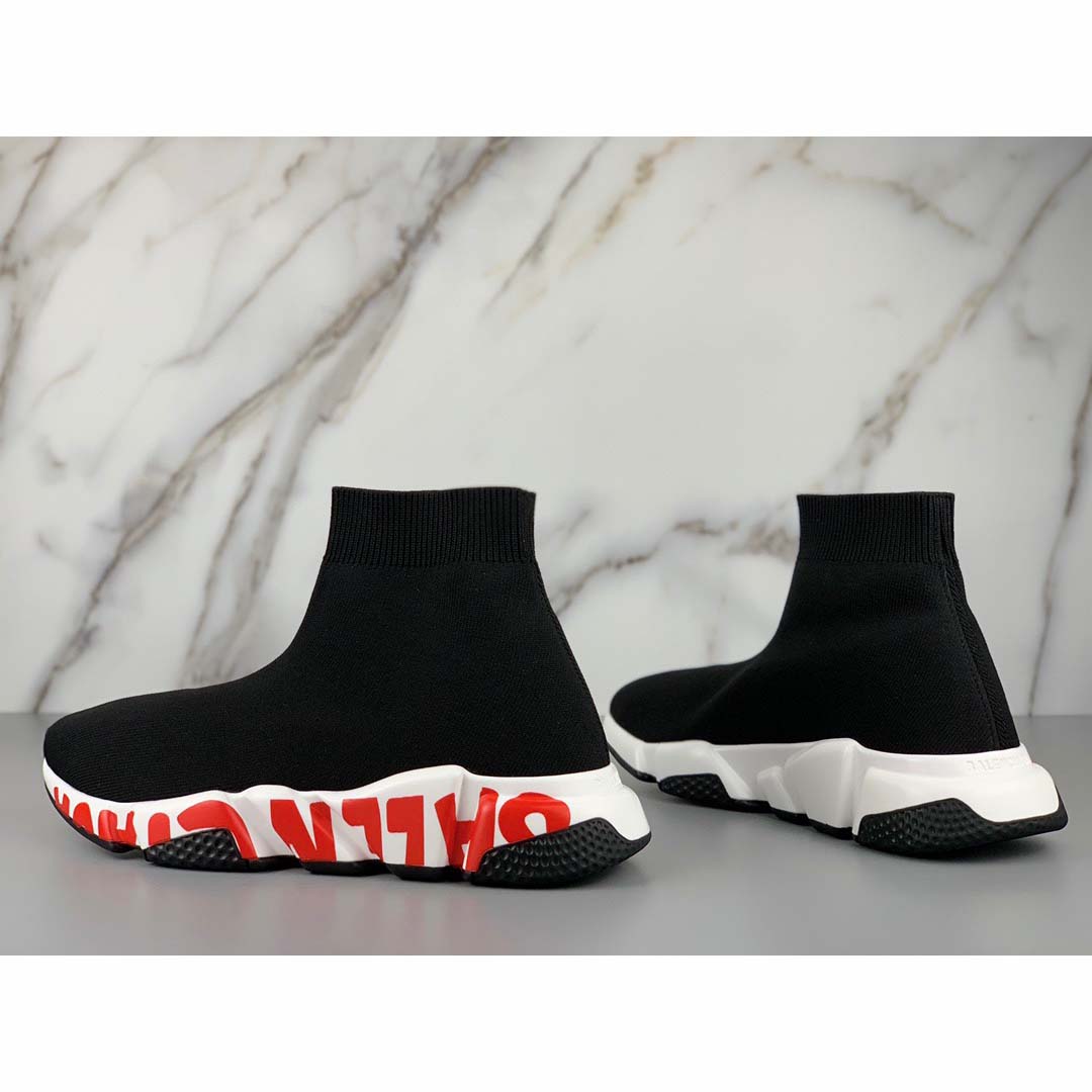 Balenciaga Speed Sneakers Black - DopestKickz