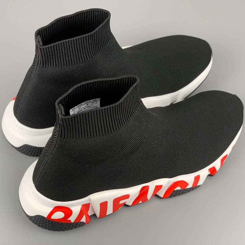 Balenciaga Speed Sneakers Black - DopestKickz