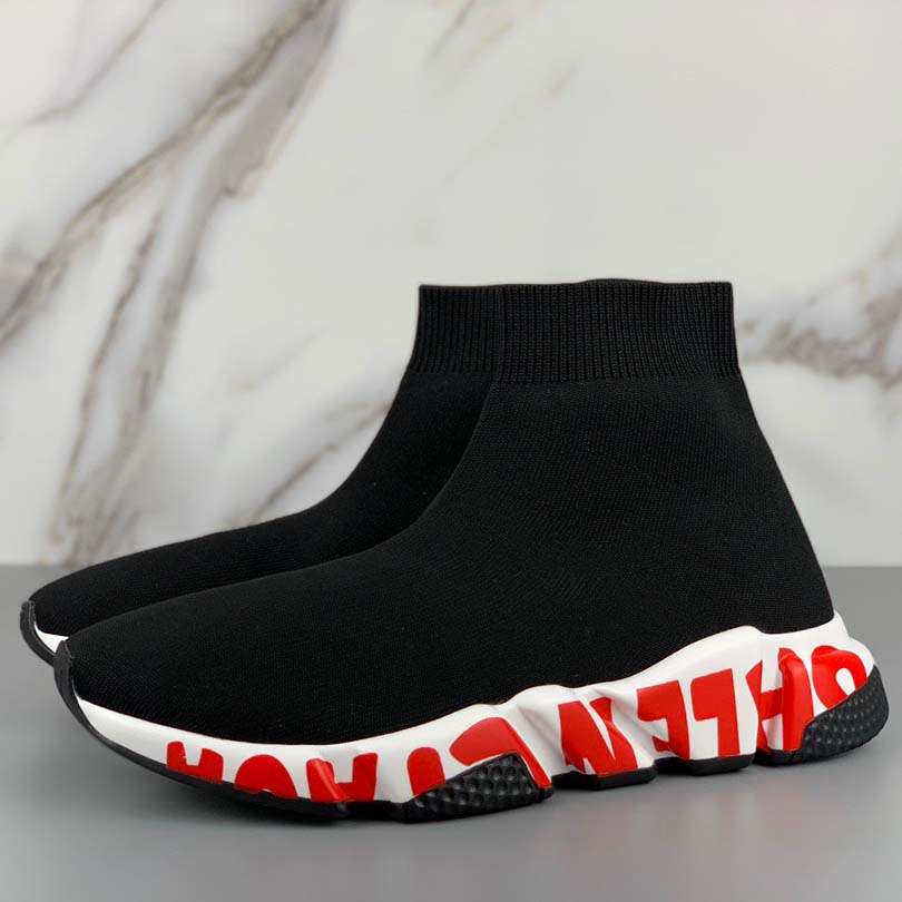 Balenciaga Speed Sneakers Black - DopestKickz