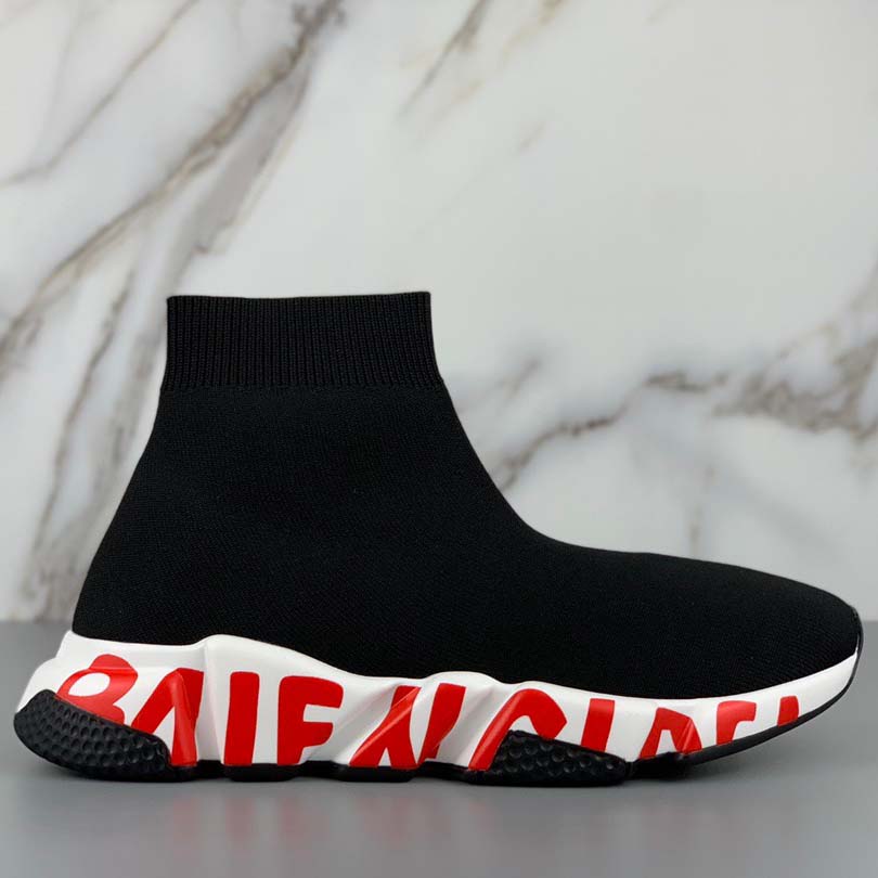 Balenciaga Speed Sneakers Black - DopestKickz