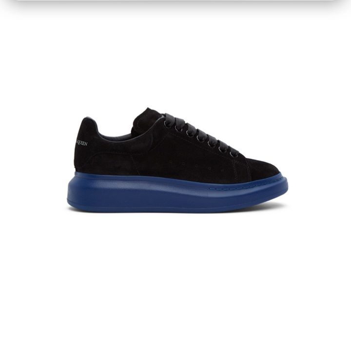 Alexander Mqueen Sense Exclusive Black & Blue Suede - DopestKickz