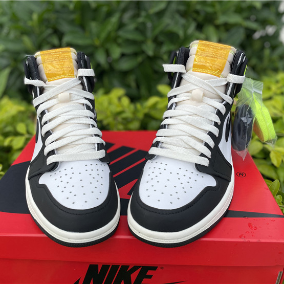Jordan Air 1 High OG Volt Gold Sail 555088-118 - DopestKickz
