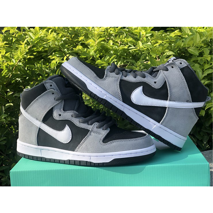Nike SB Dunk High Pro Dark Grey Black White 854851-010 - DopestKickz