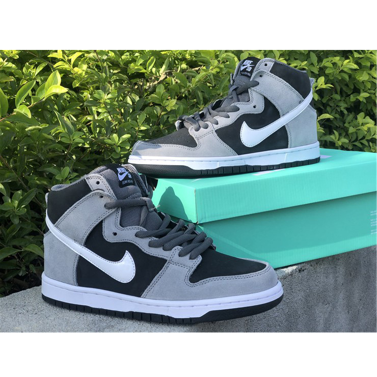 Nike SB Dunk High Pro Dark Grey Black White 854851-010 - DopestKickz